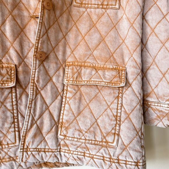 Anthropologie Young Fabulous & Broke Walker Quilted Shacket - Picture 11 of 14